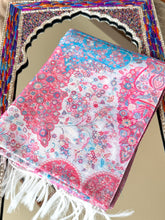 Load image into Gallery viewer, Kani Silk Dupatta - Pearl White Multi Mandala