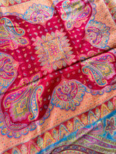 Load image into Gallery viewer, Kani Silk Dupatta - Red/Mustard Multi