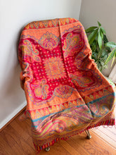 Load image into Gallery viewer, Kani Silk Dupatta - Red/Mustard Multi