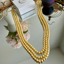 Load image into Gallery viewer, Beige Pearls - Men’s Mala