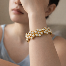 Load image into Gallery viewer, Serene Bloom - Pearl Bangle