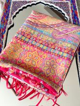 Load image into Gallery viewer, Kani Silk Dupatta - Red/Mustard Multi