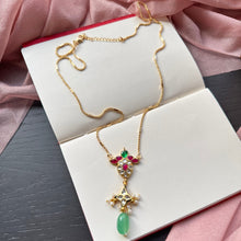 Load image into Gallery viewer, Minimal Kundan pendant