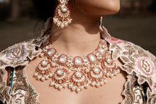 Load image into Gallery viewer, Pink ‘n Pearl Uncut Kundan Polki