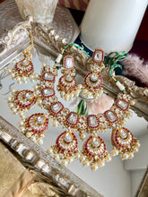 Load image into Gallery viewer, Pink ‘n Pearl Uncut Kundan Polki