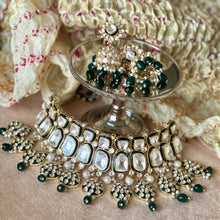 Load image into Gallery viewer, Green Onyx Uncut Kundan Polki