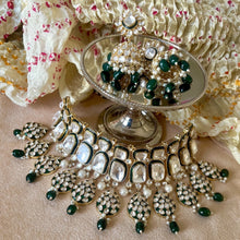 Load image into Gallery viewer, Green Onyx Uncut Kundan Polki