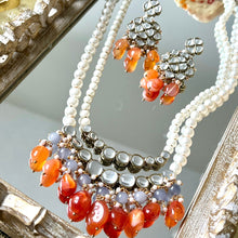 Load image into Gallery viewer, Carnelian & Kundan