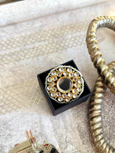 Load image into Gallery viewer, Mirror Kundan Ring

