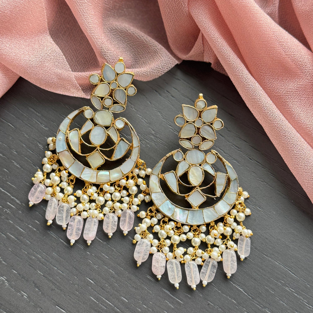 Mother of Pearl - Rose Quartz