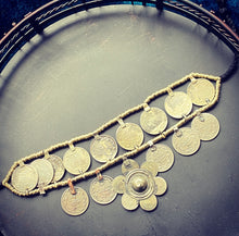 Load image into Gallery viewer, Double Coins Afghani Choker
