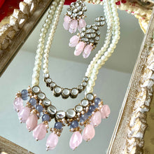 Load image into Gallery viewer, Rose Quartz &amp; Kundan

