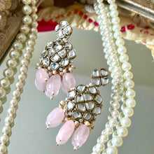 Load image into Gallery viewer, Rose Quartz &amp; Kundan
