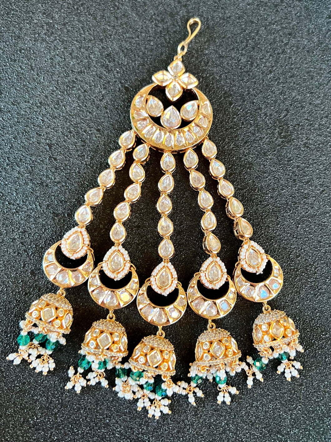 Emerald Small Jhumki Paasa
