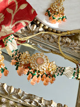 Load image into Gallery viewer, Peach ‘n Green Rose
